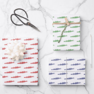 Feuille De Papier Cadeau Aviron Rameurs Équipe d'Aviron Sports Aquatiques R