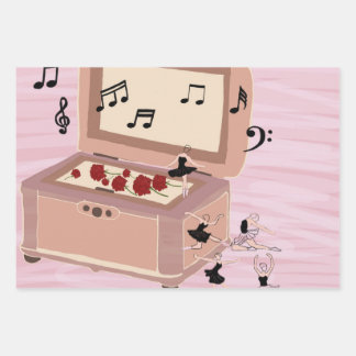 Feuille De Papier Cadeau Ballerina Symphony in a Box - Ballerina Art