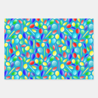 Feuille De Papier Cadeau Ballons colorés Fun Celebrations