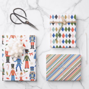 Feuille De Papier Cadeau Basse Noisette Ballet Motif Noël