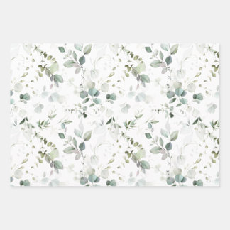 Feuille De Papier Cadeau Bébé/Enterrement de vie de jeune fille au feuillag