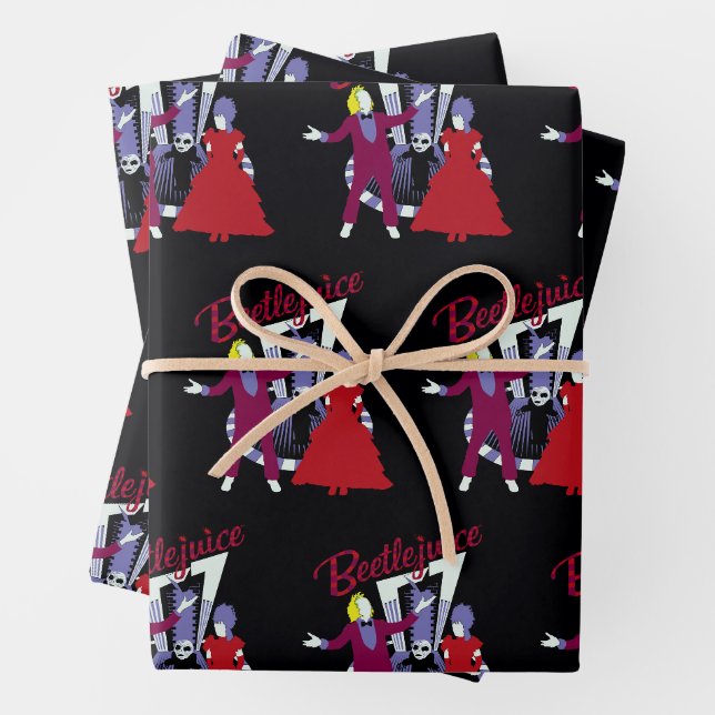 Feuille De Papier Cadeau Beetlejus | Beetlejus & Lydia Mariage (En situation)