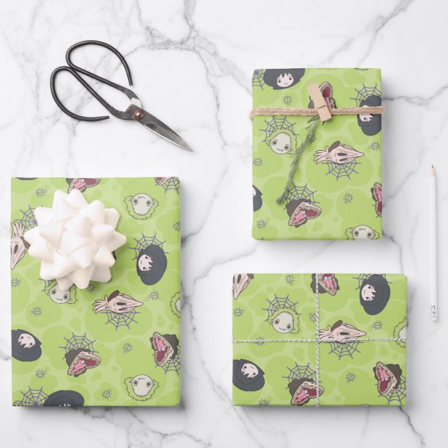 Feuille De Papier Cadeau Beetlejus | Cute Chibi Toss Motif (Recto)