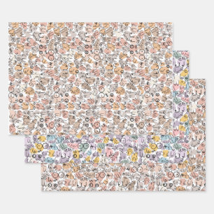 Feuille De Papier Cadeau beige
