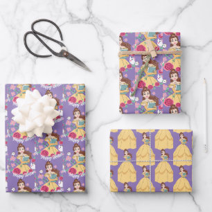 Feuille De Papier Cadeau Belle & Amis Bookish Blooms