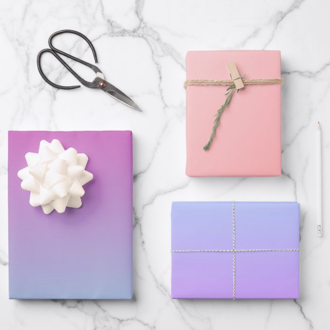 Feuille De Papier Cadeau Belle Ombre (Recto)