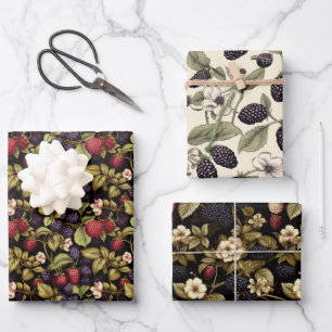 Feuille De Papier Cadeau Black Blackberry