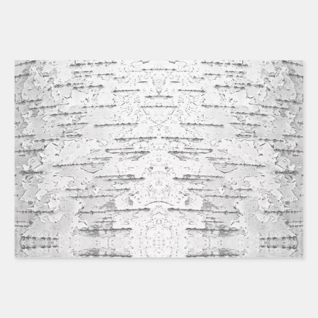 Feuille De Papier Cadeau Blanc, comme dans Birch Bark Photo (Devant)