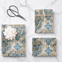 Bleu élégant vintage bleu beige