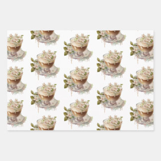 Feuille De Papier Cadeau Boho Love se prépare Brunch Floral de Mariage Show