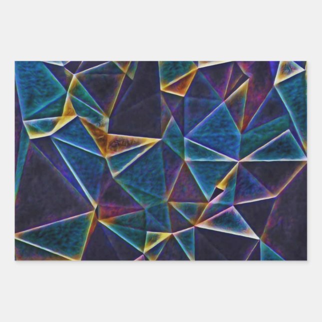 Feuille De Papier Cadeau Bulles cassées (Devant)