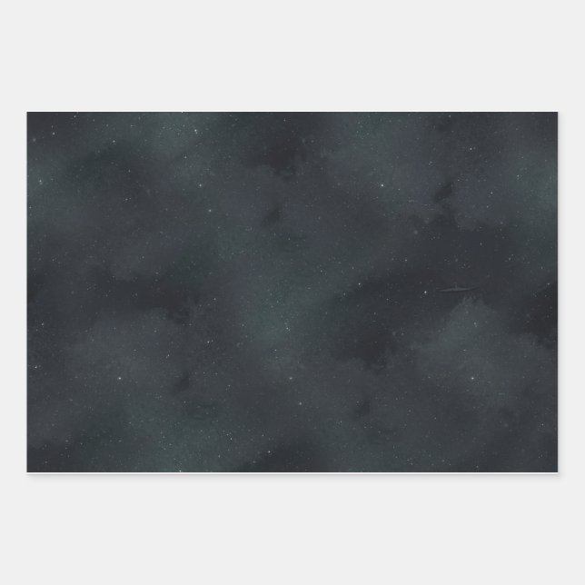 Feuille De Papier Cadeau Bundle Sky de nuit (3) (Devant)