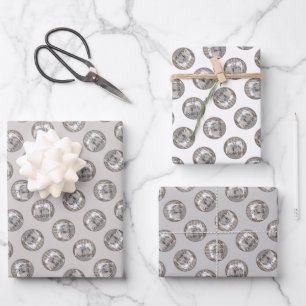 Feuille De Papier Cadeau Buttes de Peinture Keeshond à la porte mignonne ch