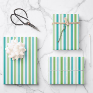 Feuille De Papier Cadeau Cabana Stripes