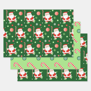 Feuille De Papier Cadeau Cadeau de Noël de hockey sur gazon créatif