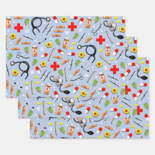 Feuille De Papier Cadeau Cadeaux d'études infirmiers