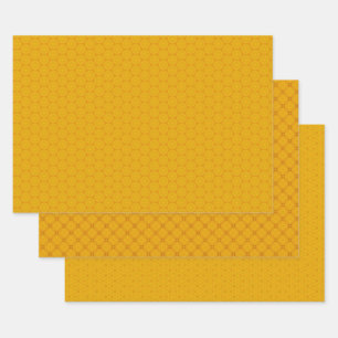 Feuille De Papier Cadeau Calendula (Or)