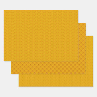 Feuille De Papier Cadeau Calendula (Or)