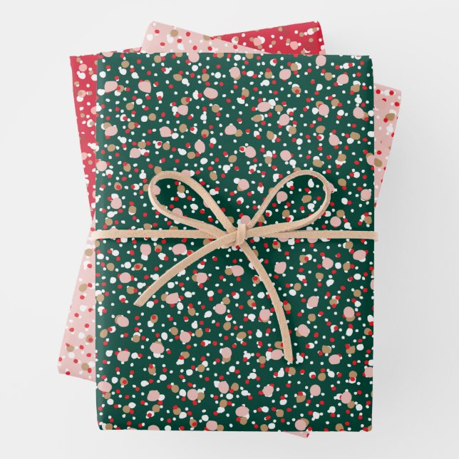 Feuille De Papier Cadeau Candy Cane Crush Giftwrap (En situation)