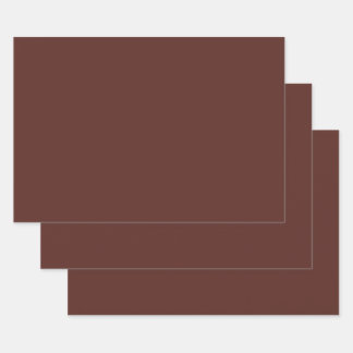 Feuille De Papier Cadeau Caput mortuum (couleur unie)