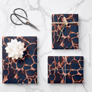 Feuille De Papier Cadeau Carapace de Tortue de Luxe