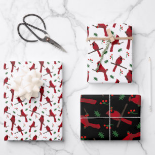Feuille De Papier Cadeau Cardinal