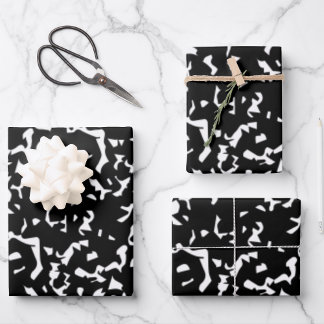 Feuille De Papier Cadeau Carnet de composition Motif