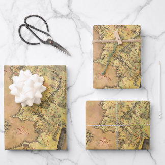 Feuille De Papier Cadeau Carte MIDDLE EARTH™