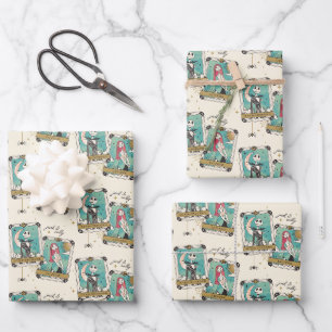 Feuille De Papier Cadeau Cartes de Tarot Jack & Sally Star Crossed Lovers
