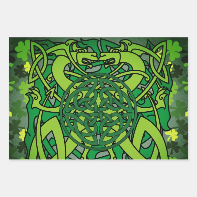 Feuille De Papier Cadeau Celébration (Devant)