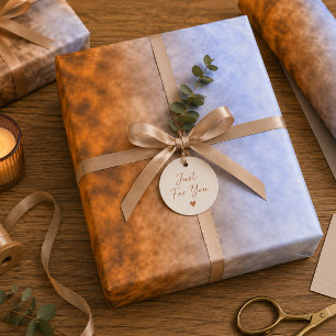 Feuille De Papier Cadeau Cendres dans l'aurore