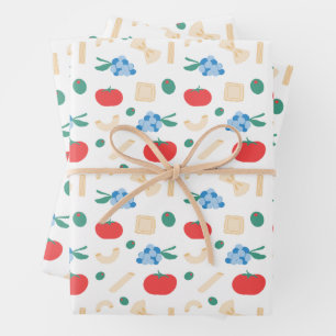 Feuille De Papier Cadeau C'est la fête de pâtes Amore pour l'enterrement de