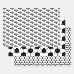 Feuille De Papier Cadeau Champ de soccer