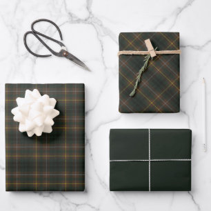 Feuille De Papier Cadeau Chasse Buchanan Tartan écossais moderne original