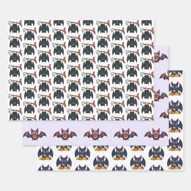 Feuille De Papier Cadeau Chat coloré (Lot)