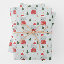 Chat de Noël mignon