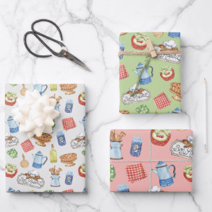 Feuille De Papier Cadeau Chef Cuisinier Cuisine Cuisine Louvain Enveloppeme