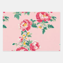 Chinoiserie rose et rouge