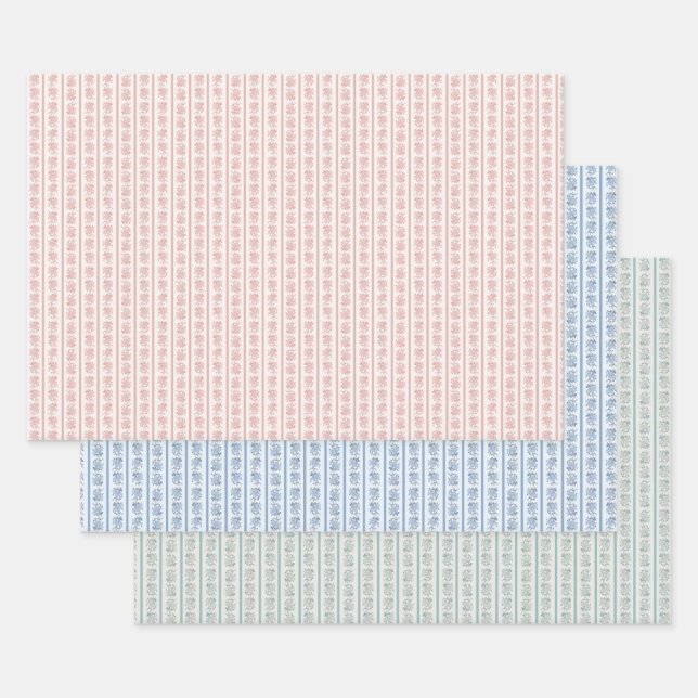 Feuille De Papier Cadeau Chintz Wrapping Paper (Lot)