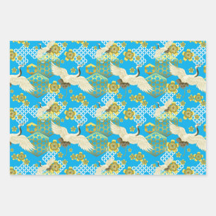 Feuille De Papier Cadeau Chiyogami Yuzen Washi Style motif