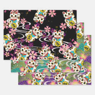 Feuille De Papier Cadeau Chiyogami Yuzen Washi Style motif