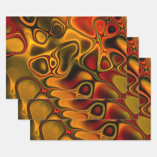 Feuille De Papier Cadeau Chocolat fondu