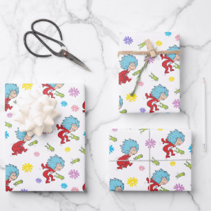Feuille De Papier Cadeau Chose Une Chose Deux Chaussures Hoppy Motif