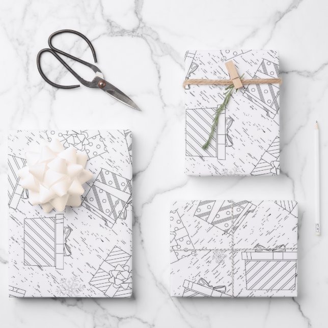 Feuille De Papier Cadeau Christmas Toxicity 3 (Recto)