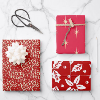 Feuille De Papier Cadeau Christmas Wrapping Paper Multi-pack