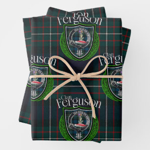 Feuille De Papier Cadeau Clan écossais Ferguson Tartan & Crest