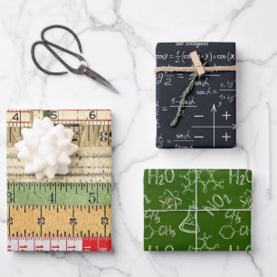 Feuille De Papier Cadeau Classroom Set 3 Wrapping Paper Sheets