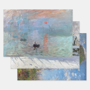 Feuille De Papier Cadeau Claude Monet