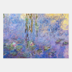 Feuille De Papier Cadeau Claude Monet - Lys d'eau