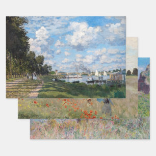 Feuille De Papier Cadeau Claude Monet - Sélection de chefs-d'oeuvre